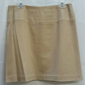 Camel Wool Blend Knee-length Skirt